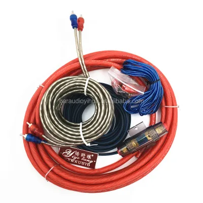 High Quality 4GA Car Amplifier Installation Wiring Kit Amplificador De Coche