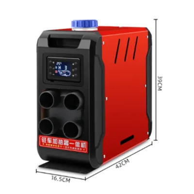 12v 24v 220v All-in-one 5kw 8kw Rectangular Air Diesel Parking Heater Home Camper Car Truck Tent ND02004