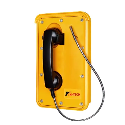 All Weather Robust Industrial Design IP66 Alloy Die-Cast Tunnel Emergency Hotline Telephone Analogue/VoIP Wall/Pillar Mount