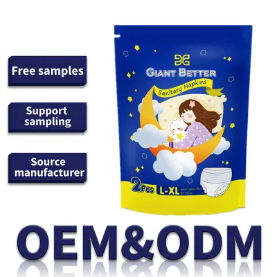 Wholesale OEM Menstrual Pant Disposable Period Pant Sanitary Pants Factory Custom Logo High Absorbency Leak Proof Bulk Order