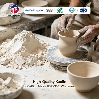 Ultra Fine Kaolin Powder For Inkjet Printing Ink Coating High Absorption Matte Finish China Factory Wholesale Price