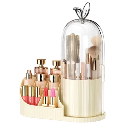 Cross-Border Multi-Functional Desktop Rotating Cosmetics Box Student Dorm Drawer Storage Rack Stationery Pen Holder