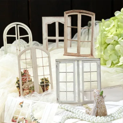 Bview Art 10PCS Vintage Window Collage Stickers Hollow Lace Paper Stickers DIY Scrapbook Journal Decoration Craft Supplies
