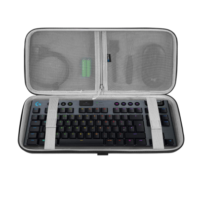 Hard Travel Case for Compact 60% Keyboard 61 Key Wireless/Wired Keyboard Carrying Case
