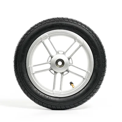Factory 12.5x2.125" Inch Four-Wheeled Scooter Tire Inflatable Rubber Plastic Wheels with Bearings