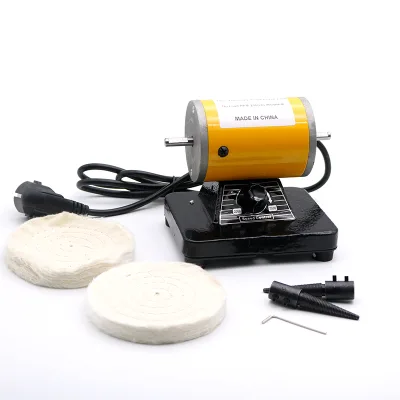 Dental Electric Grinding Polishing Machine Polisher Sanding Jewelry Motor Lathe Burnishing