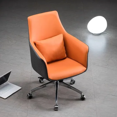 Ergonomic Mesh Office Chair Adjustable Height Fixed Armrest Aluminum Base Waist Protection for Home/Office Dining Student