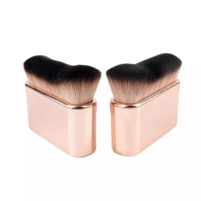 Good Quality Foundation Brush Professional Soft Shimmer Body Oil Makeup Brush Custom Logo