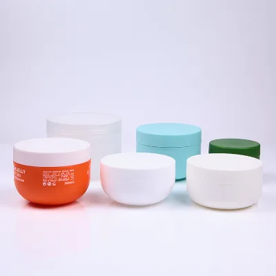 Factory Wholesale Custom 200g 240g 300g 500g Body Cream Jar Bowl Shape High Grade Cosmetic Jar