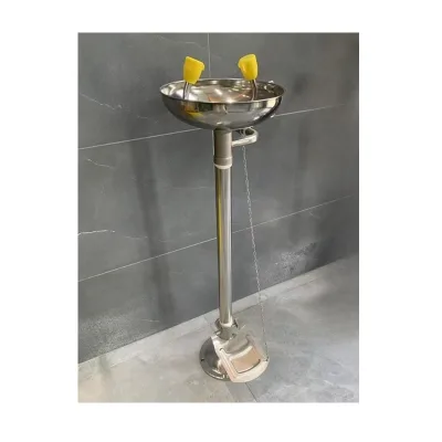Global Export Standard Anti Saline Vertical Emergency Eyewash Station for Cross Border Industrial Chemical Workers
