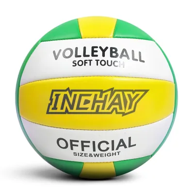 Multiple Options Machine Stitched Official Size 5 Colorful Design PVC Volleyball for Promotion Event
