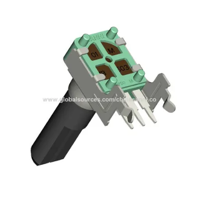 Horizontal mounting rotary potentiometer 9mm Insulated shaft sealed potentiometer