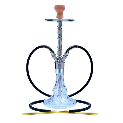 Customized Deluxe Smoking Accessories Wholesale Arabian Hot Sales Hookah Double Pipe Smoking Shop Accessories