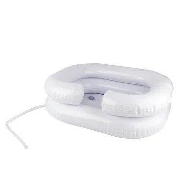 Factory Wholesale Portable Inflatable Shampoo Basin With Drainage Pipe Bed Auxiliary Shampoo Basin