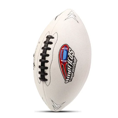 Professional Factory High Quality Rugby Match Ball Official Size 5 American Football with Customized Logo