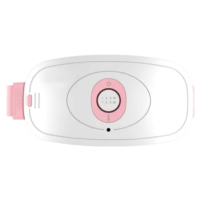 Portable Female Fat Burning Wireless Rechargeable Vibrating Abdominal Massage Belt with Heat