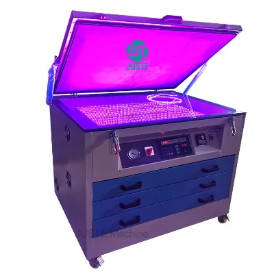 Serigrafi LED Exposure Machine Bracelet Vacun Frame Drying Cabinet UV Exposure Machine for Silk Screen Plate Making Pad Printing