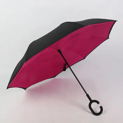 2022 China Full Body,Outdoor Handfree Transparent Snowing Christmas Tree Umbrellas for Sale/