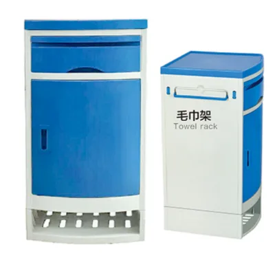 Bluesky ABS Nightstand Cabinet Low Price Robot Hospital Furniture Patient Room Storage Bedside Cabinet on Sale