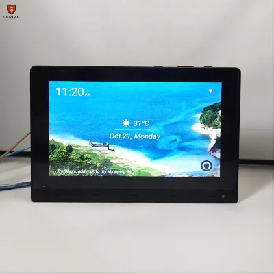 7 Inch Wall Amplifier Built in Alexa 8x30W With TF Card Bluetooths Screen Casting Airplay With Voice Control for Smart Home
