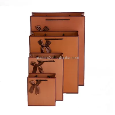 Recyclable High Quality Premium Paper Bags White Kraft Paper Bag Brown Craft Paper Shopping Bag