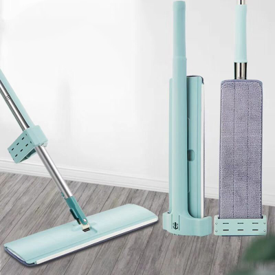Hand Free Self-cleaning Floor Cleaning Mop Lazy Mop Folding Mop