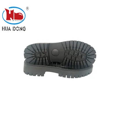 OEM ODM Rubber Shoe Sole Thick Lug Sole with Welt for Custom Footwear