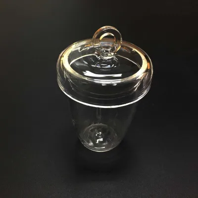 Polished clear quartz combustion boat