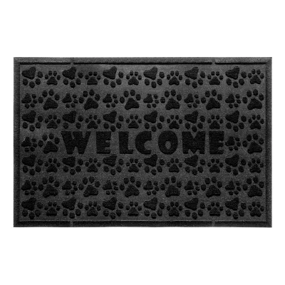 Home-use Polyester Thin Geometric Pattern Floor Mat for Dust and Slip Prevention Durable and Stain-resistant for Footrests
