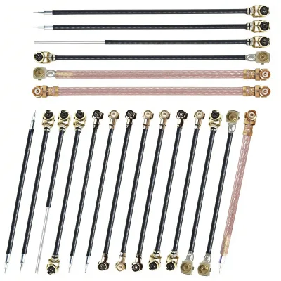 Open Loose Free End Coaxial Cable U.FL/UFL MHF4 Male/Female WIFI Antenna RG 1.13 mm 1.37mm RG178 RF Extension Pigtail Cable Cord