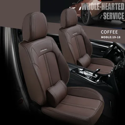 Protective Car PVC Leather Seat Cover Fashionable Auto Leather Stitching Car Seat Covers