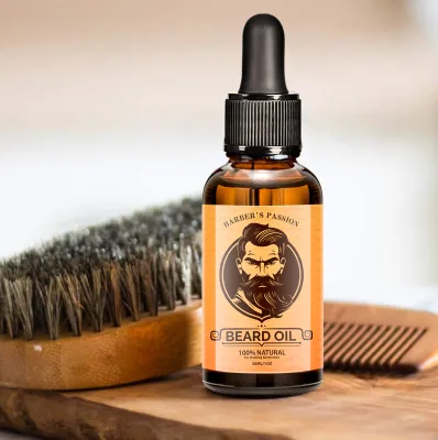 Professional Organic Beard Oil Private Label for Moisturizing and Conditioning Promote Healthy Hair Beard Growth