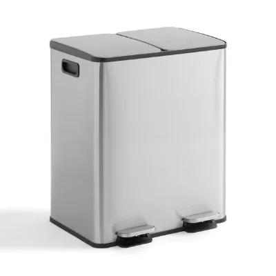 Curve 20/20 Litre Stainless Steel Pedal Bin Dustbin