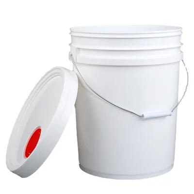 Factory Direct Square & Cylinder Shape Food Grade Buckets Bulky Plastic Material with Lids for Water Storage Wholesale
