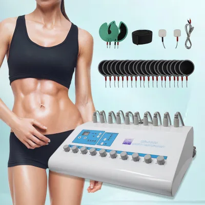 EMS Portable Electro Ems Stimulation Breast Tightening Body Sliming With Bio Pulse Pads