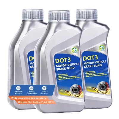 Wholesale Automotive Brake Fluid Dot3 Synthetic Oil Brake Fluid 500g 800g Forklift Clutch Oil Brake Fluid Dot4