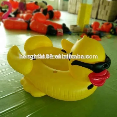 Stocked Rubber Ducky Inflatable Pool Float with Sun Glass