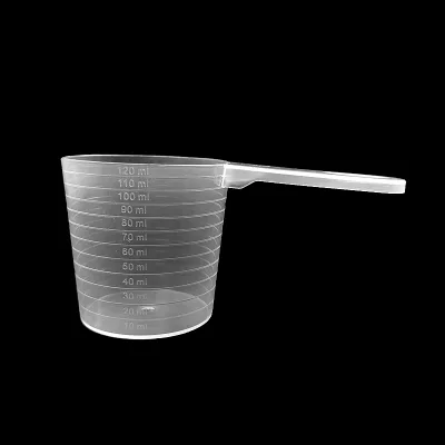 Hot Sale 2024 CLEAR 60G Large Feed Measuring Spoon 120 ml Pet Feed Measuring Spoon