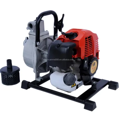 2Stroke Gasoline Engine Water Pump, 1.5-inch Gas Powered Water Transfer Pump