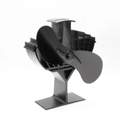 Double TEG Chips Large Airflow Heat Powered Stove Fan