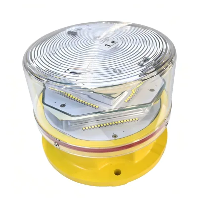 Medium Intensity 2000cd-20000cd White Flashing Aircraft Warning Lights for Offshore Wind Platforms
