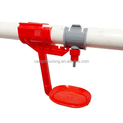 zz 26.5mm Round Pipe Choretime Automatic Quail Duck Broiler Poultry Nipple Drinkers for Chicken Water Line