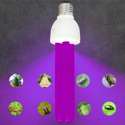365nm E27 UVA Lamp House Fly Killer Led Mosquito Light Insect Killer Lamp Insect Trap Anti Moustique Lamp
