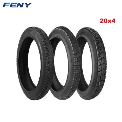 Off-Road 20x4 Fat Bike Tire Wide Pneumatic Cycling Tyre 203.5 204.9 Electric Bicycle E-Bike MTB Snow Puncture Made in China
