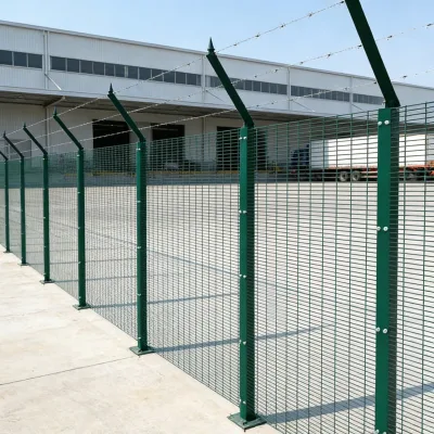 MaiFa 358 Anti Climb clear View Fence High Strength Anti Theft ISO9001 Airport Border Industry Fence Panels
