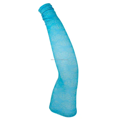 Custom Printed Anti-UV Sweat-Wicking Breathable Unisex Adult Outdoor Running Arm Sleeve Polyester Sleeves