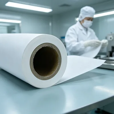 Pharmaceutical Grade White Medical Coated Paper Roll for Hospital Sterile Packing