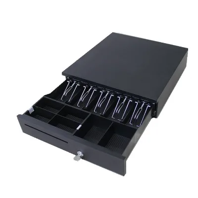 ZHOONGJI 405A Cash Drawer Commercial POS Machines- Interface Touch Screen None 1-Year Warranty Black/White Tablet Compatible