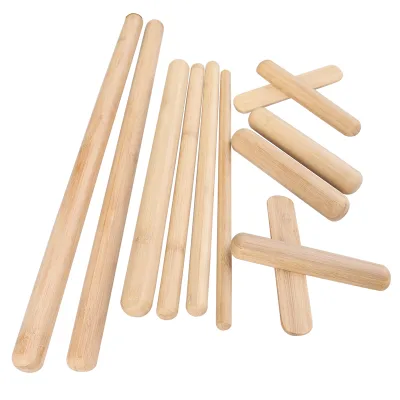 Bamboo Massage Set Poles Body Massage Sticks Calm Smooth Massage Kits
