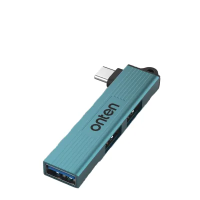 USB3.0/2.0 Portable Hub Aluminium Alloy Docking One-to-Three Adapter with 8-in-1 Phone PC Box Compatible with 4K USB-A